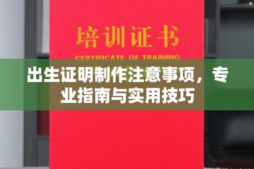 泾川出生证明制作注意事项，专业指南与实用技巧