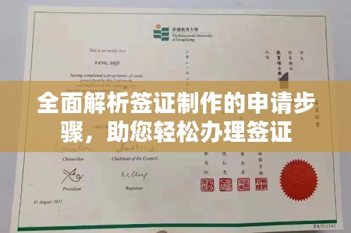 泾川全面解析签证制作的申请步骤，助您轻松办理签证
