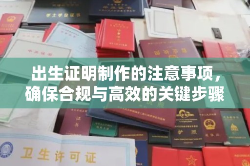 泾川出生证明制作的注意事项，确保合规与高效的关键步骤