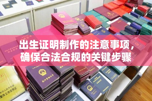 泾川出生证明制作的注意事项，确保合法合规的关键步骤