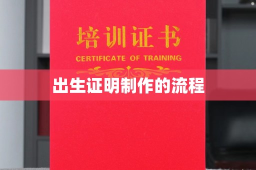 泾川出生证明制作的流程